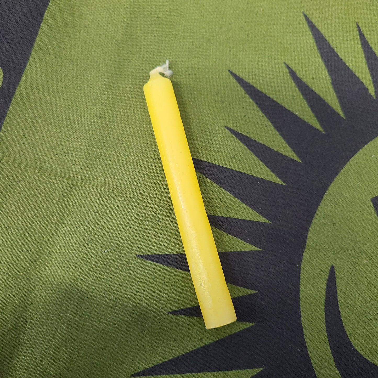 4” Yellow candle