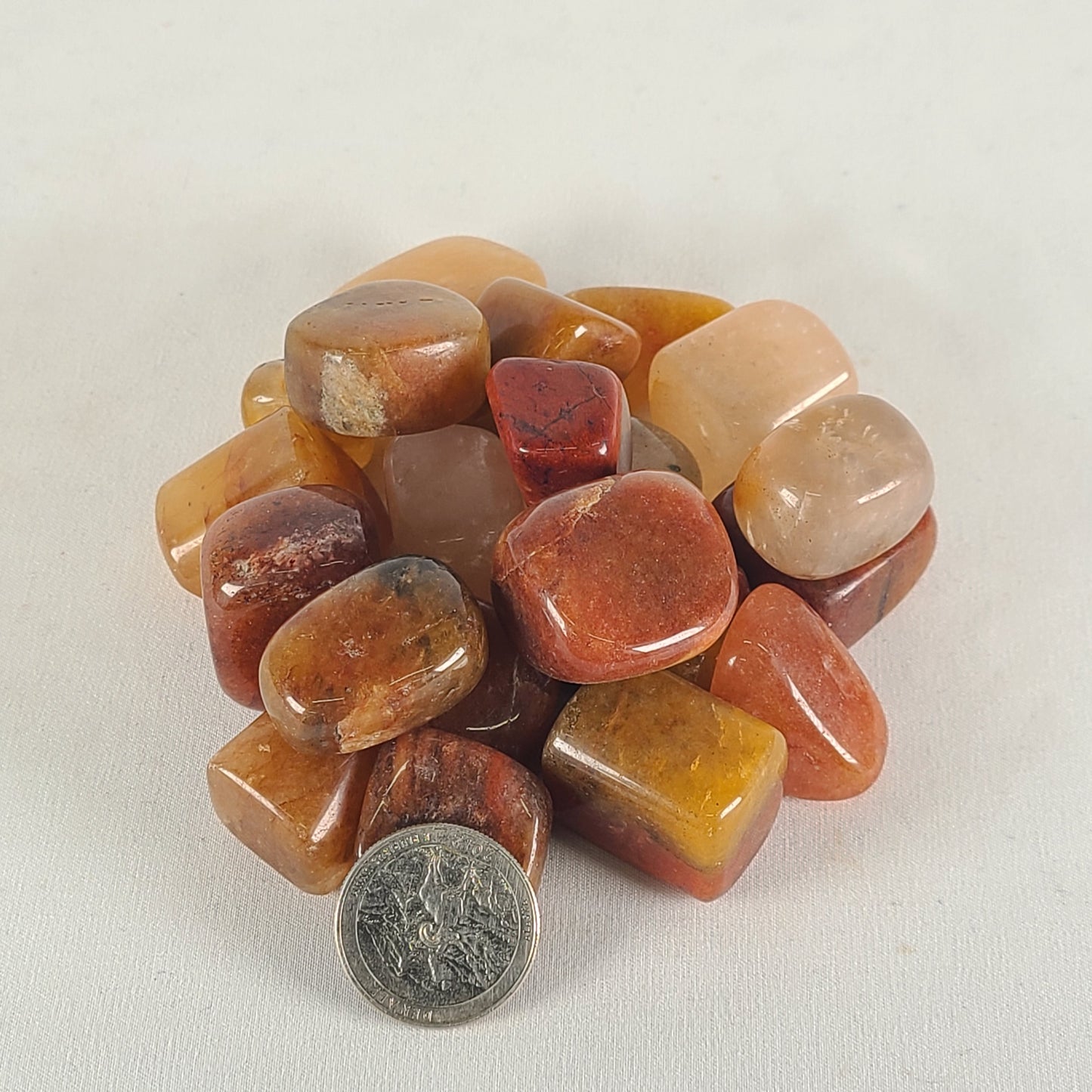 Tumbled Red Aventurine
