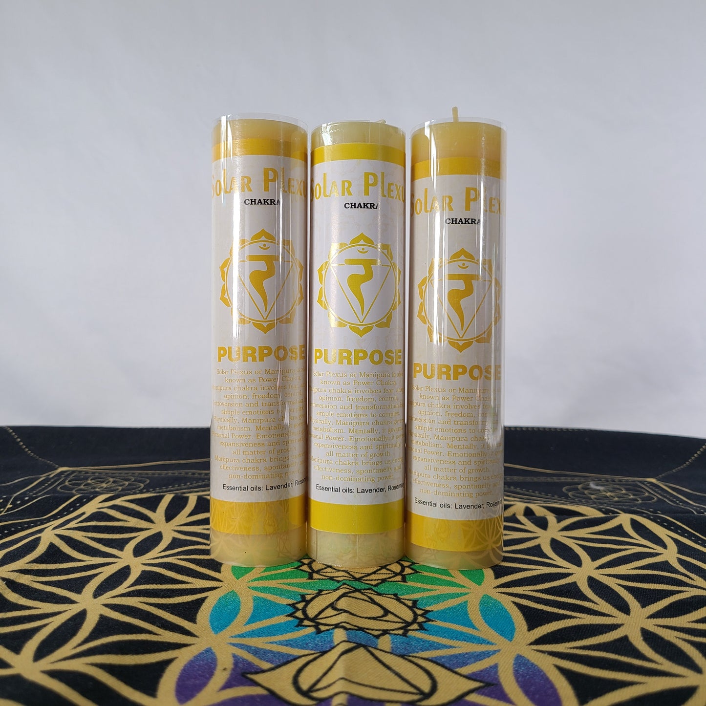 7" Solar Plexus Chakra Candle