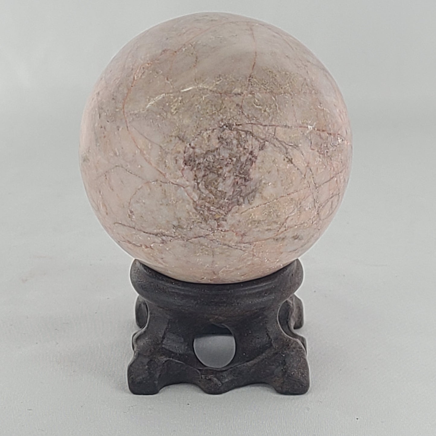 Strawberry Calcite Sphere