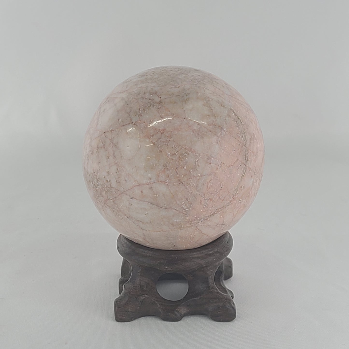 Strawberry Calcite Sphere