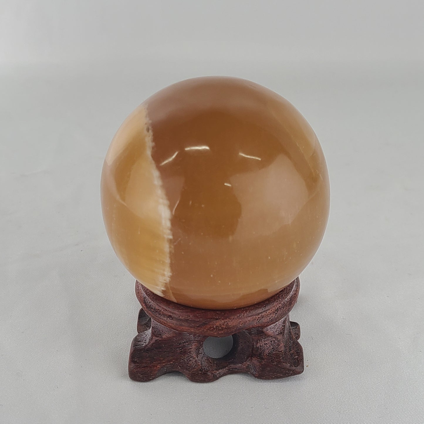 Honey Calcite Sphere