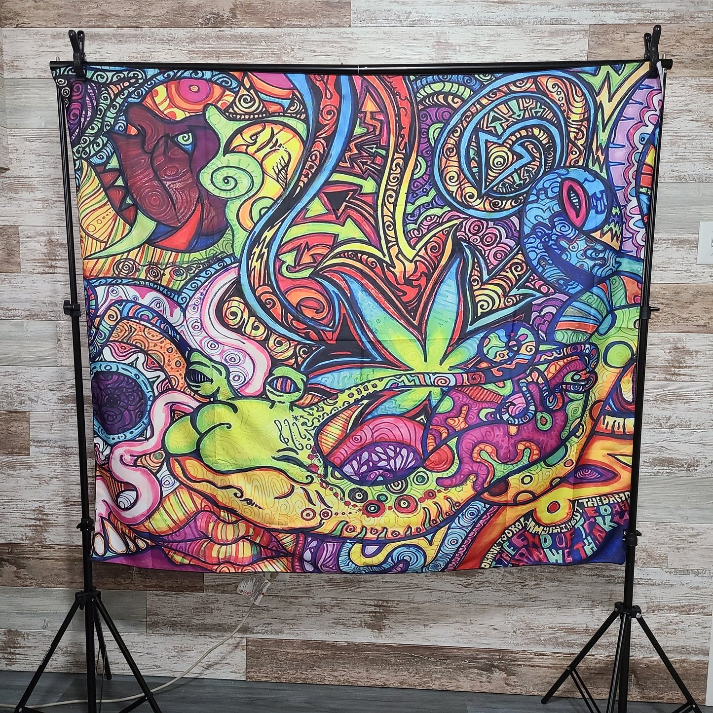 Psychedelic Snail Tapestry
