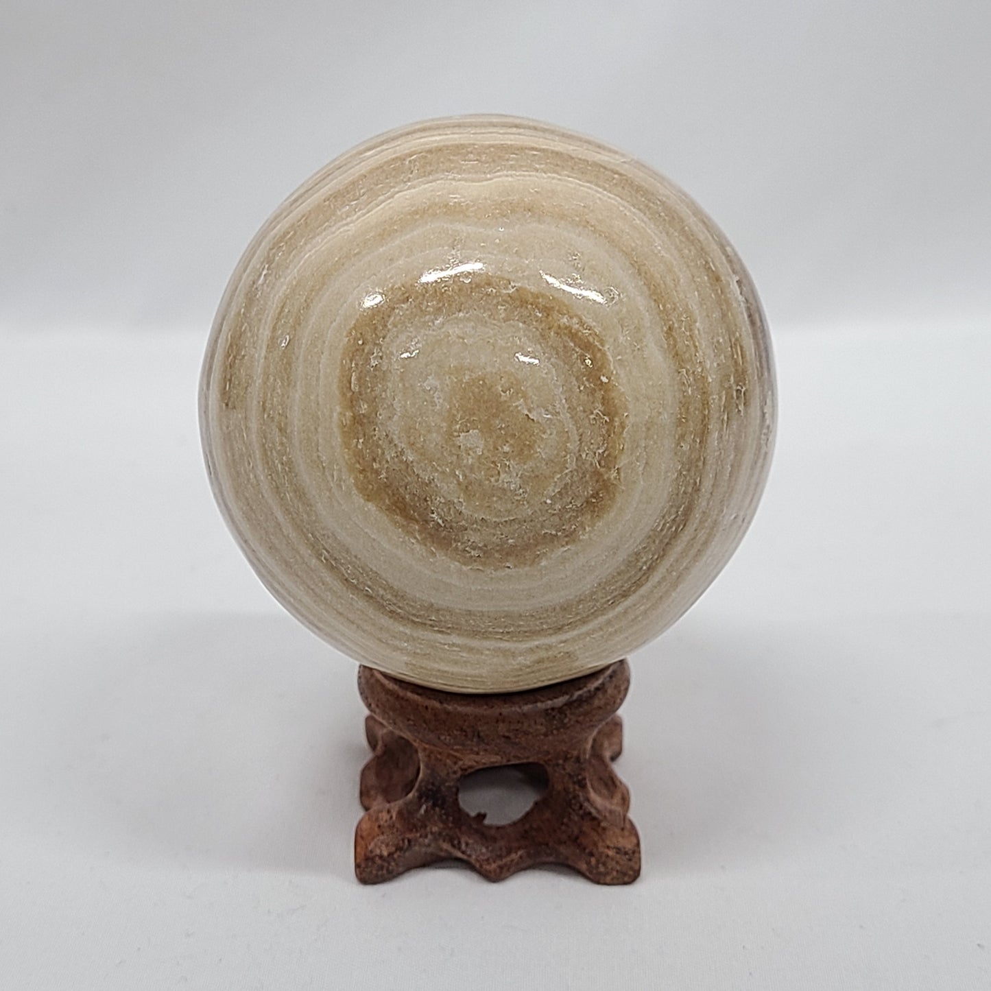 Chocolate Calcite Sphere