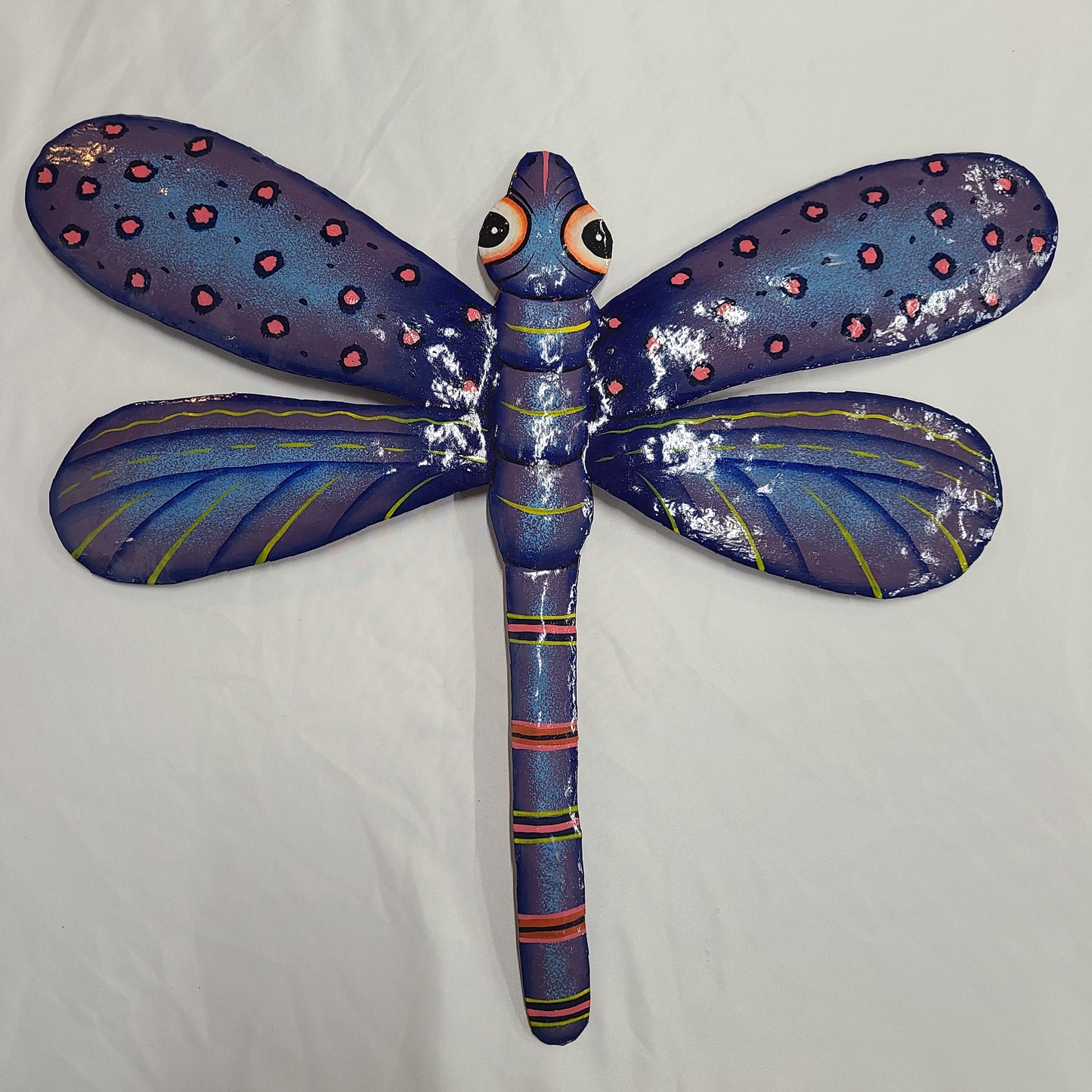 Dragonfly Art (Blue/Yellow/Pink)