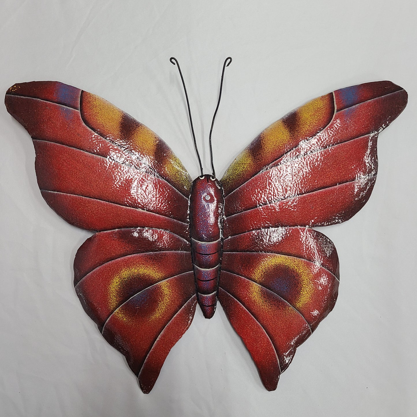 Butterfly Art (Dark Red/Yellow)