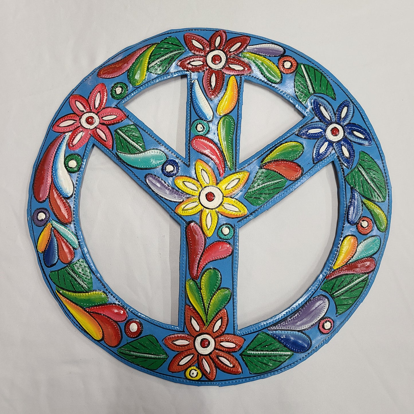 Peace Sign Art (Sky Blue)