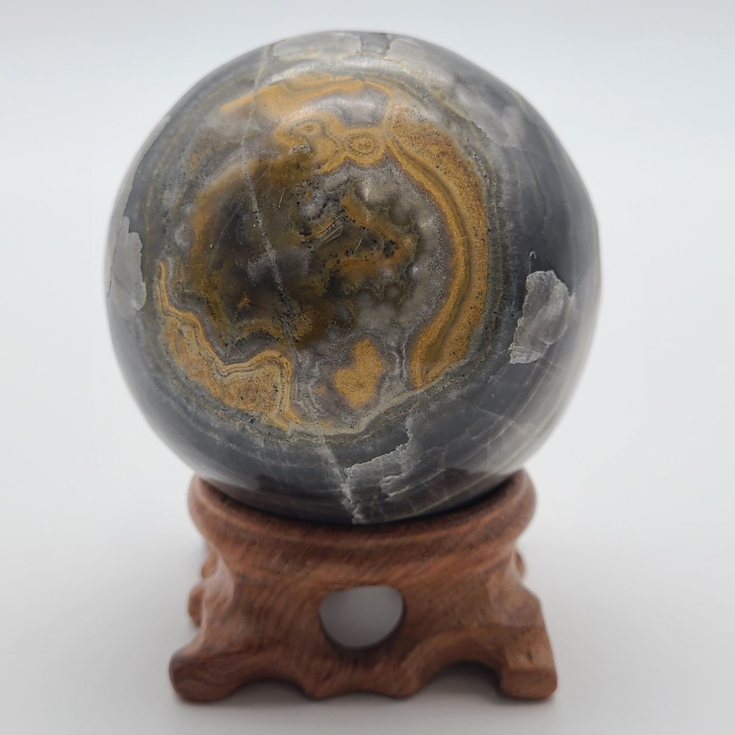 Banded Calcite Sphere