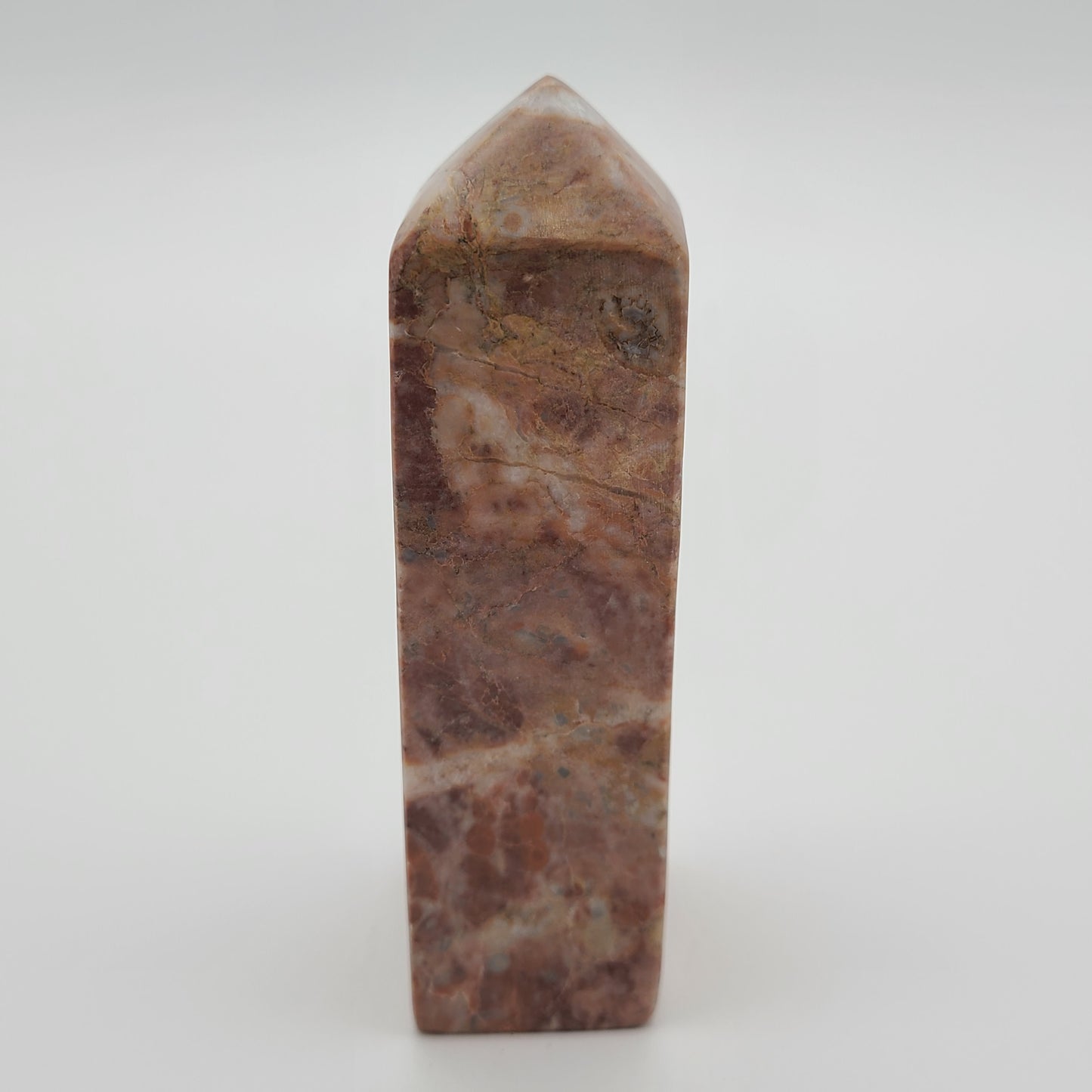 Strawberry Calcite Tower