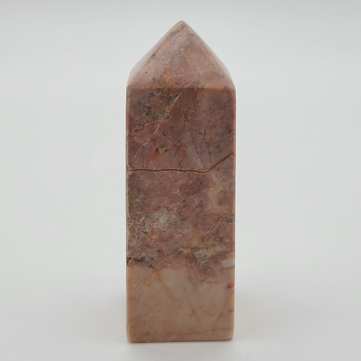 Strawberry Calcite Tower