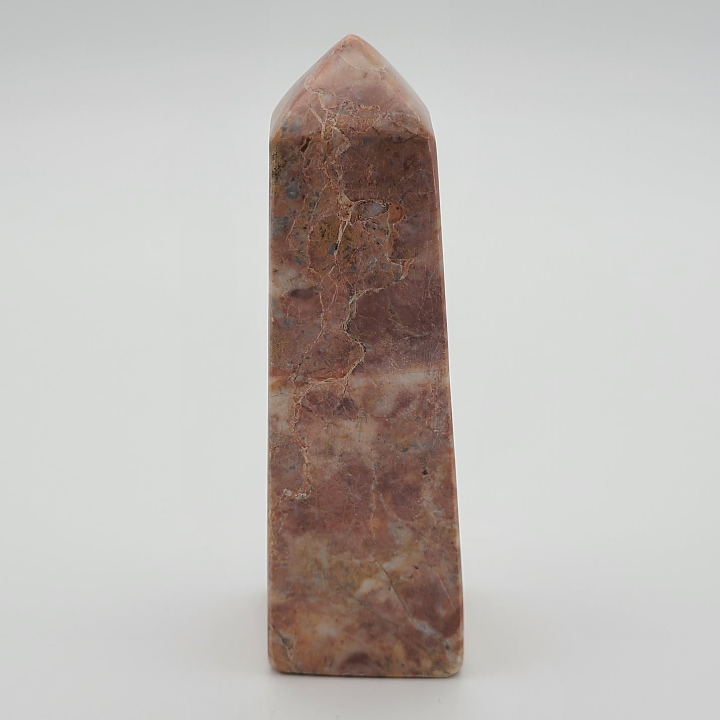 Strawberry Calcite Tower