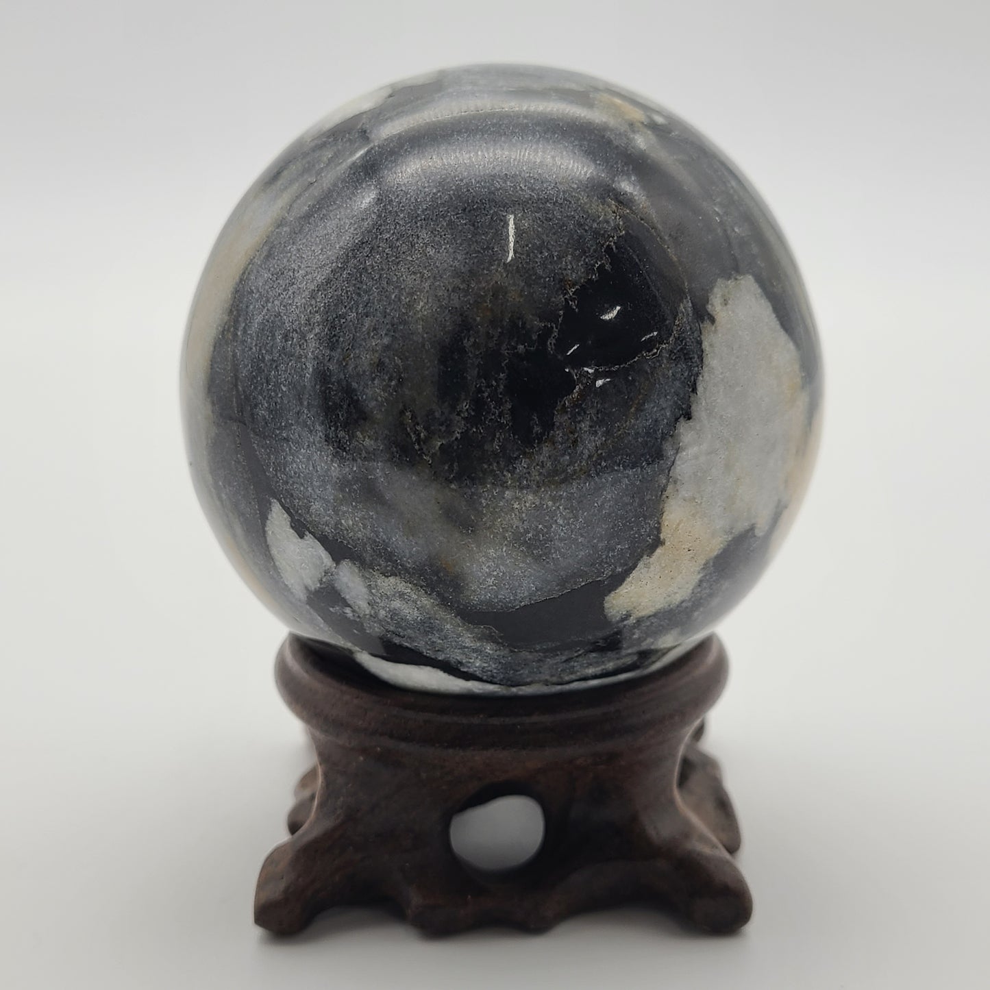 Shell Jasper Sphere