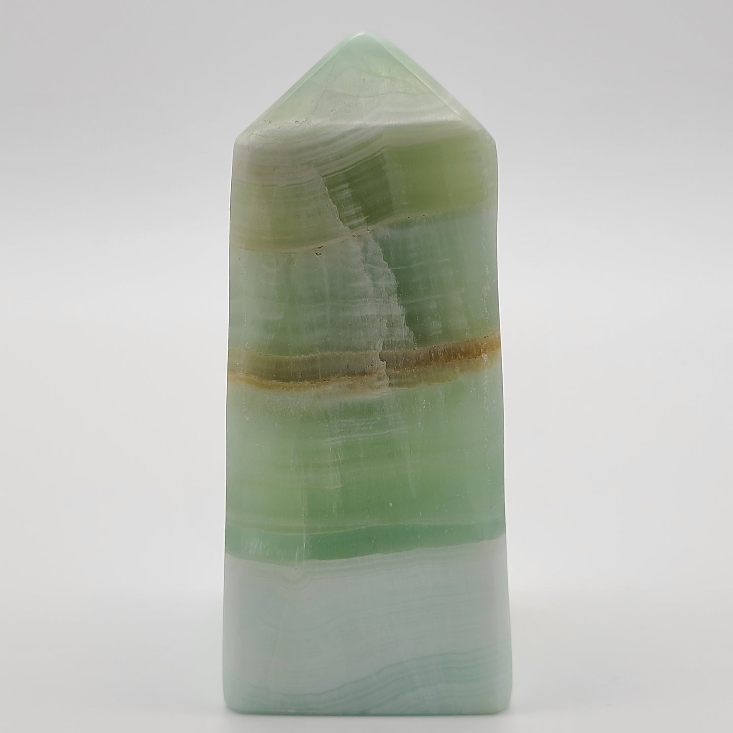 Pistachio Calcite Tower