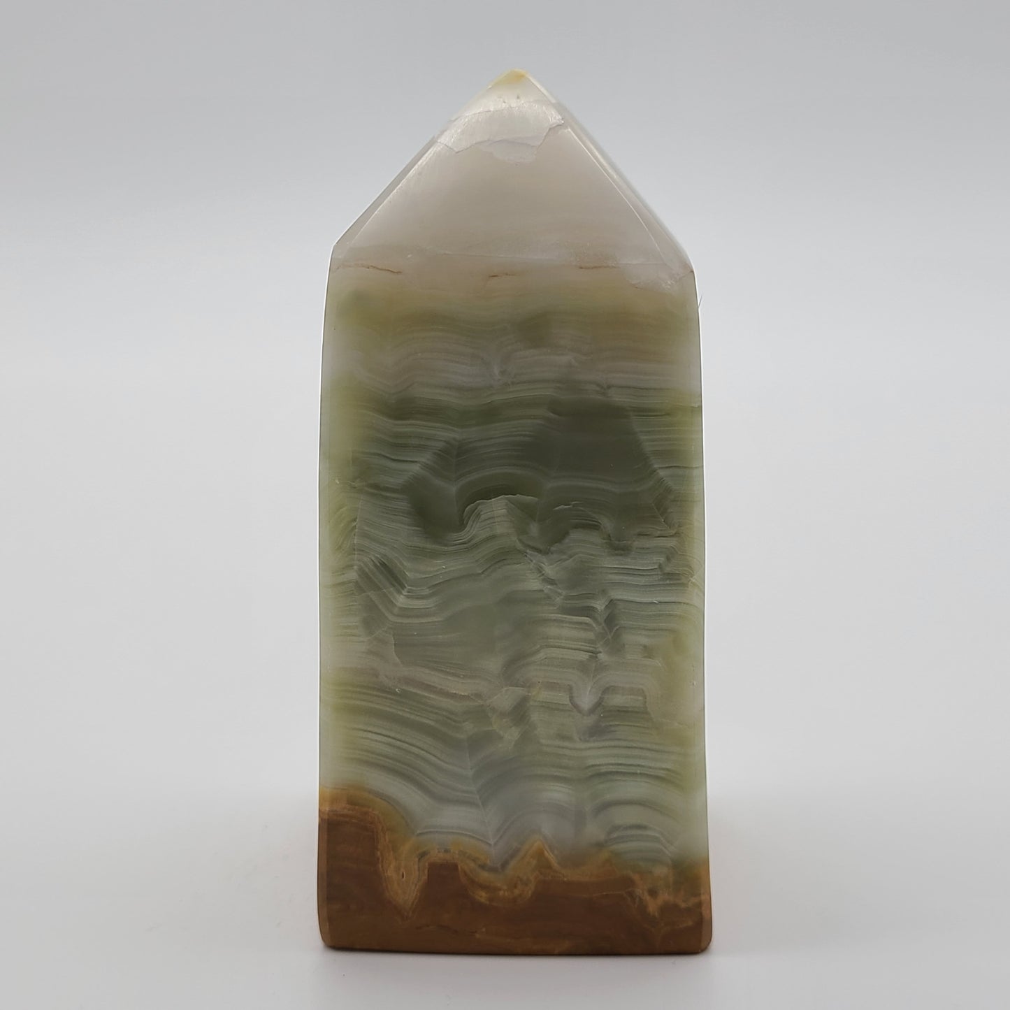 Pink Banded Calcite Tower