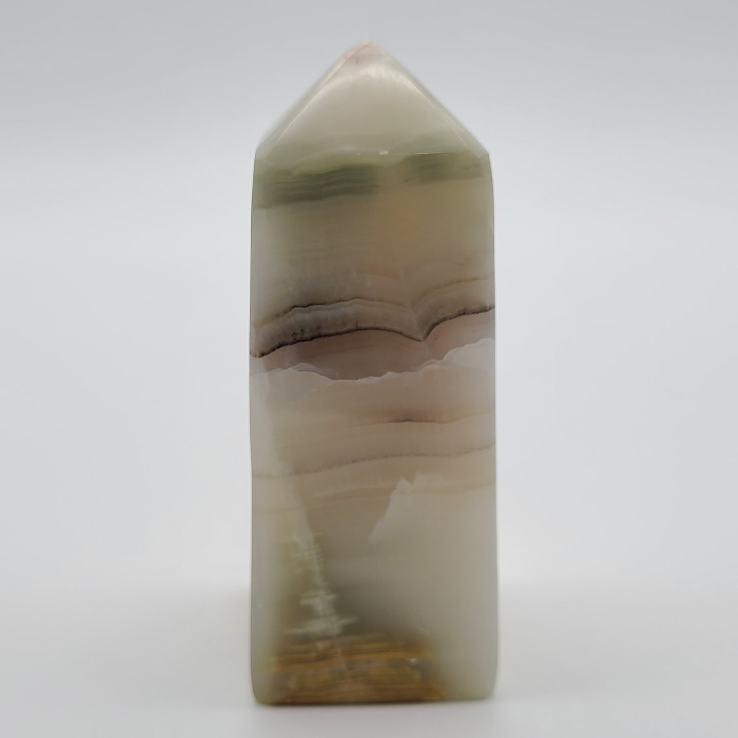 Pink Banded Calcite Tower