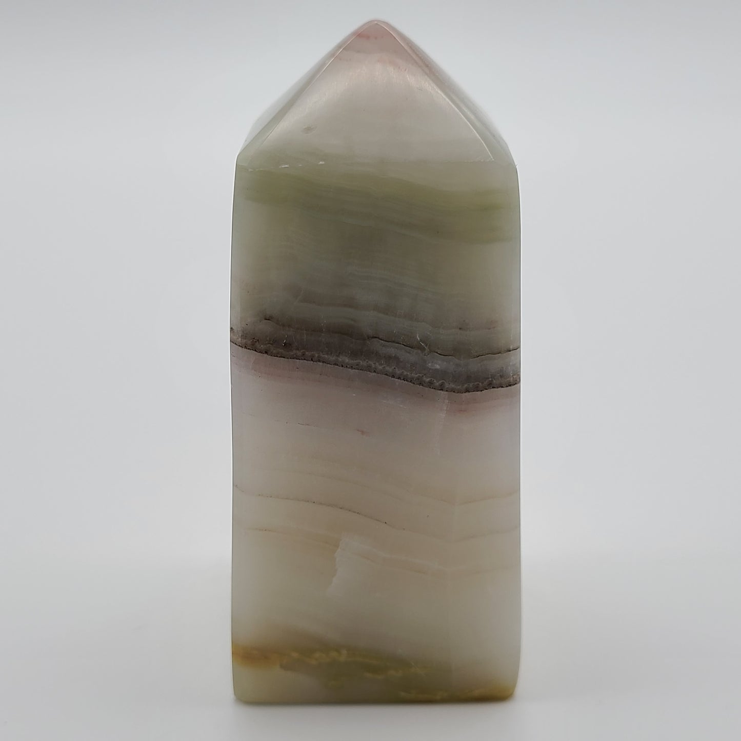 Pink Banded Calcite Tower