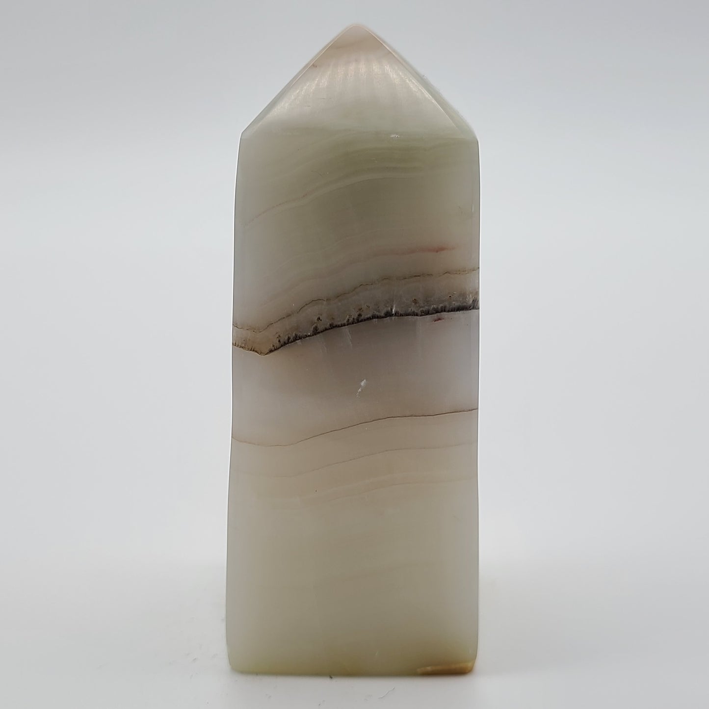 Pink Banded Calcite Tower