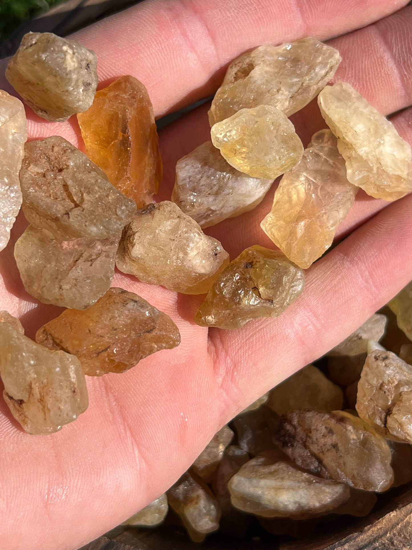 Rough Citrine Small Crystals