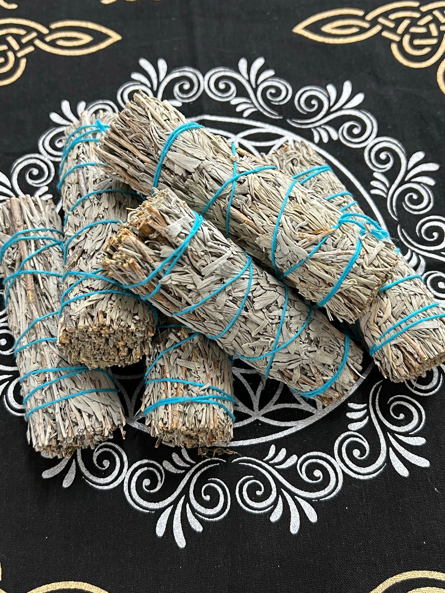 Blue Sage 4” Smudge Stick