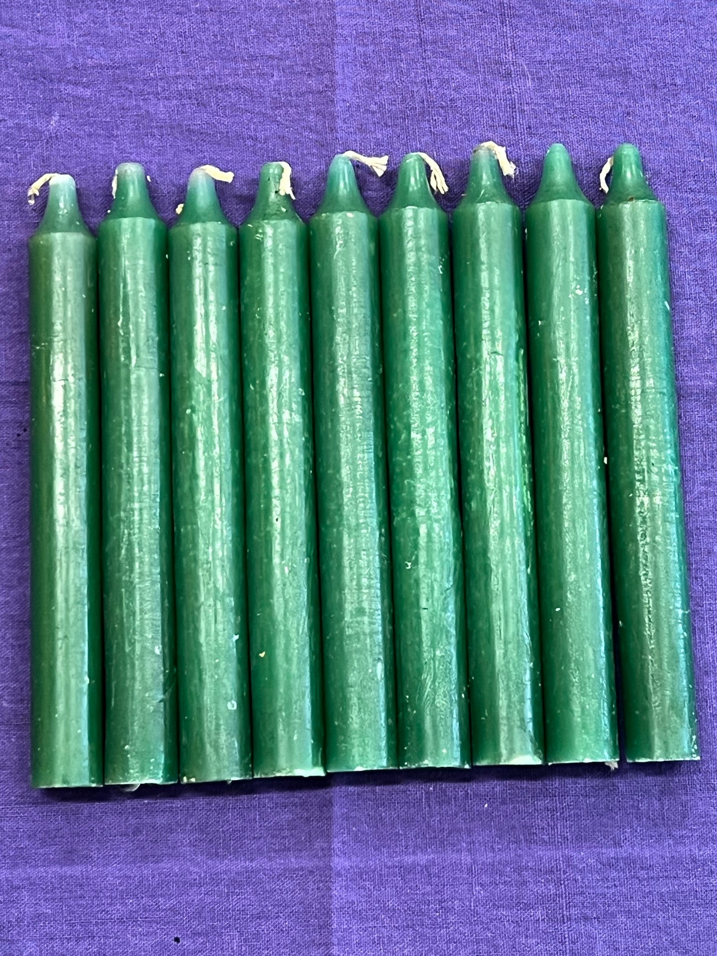 6” Green candle