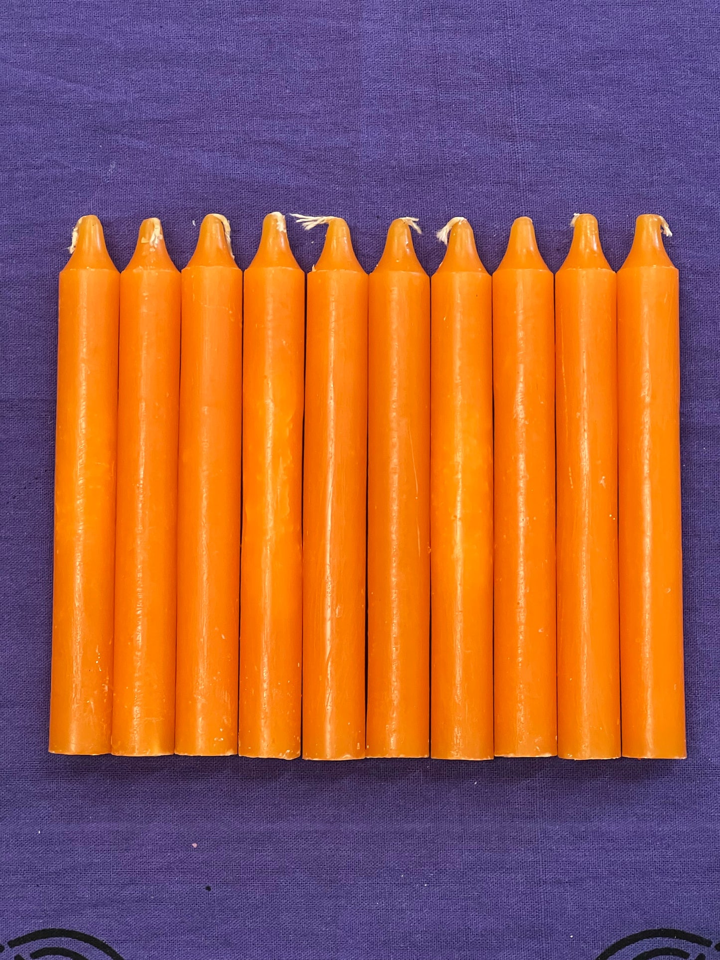 6” Orange candle