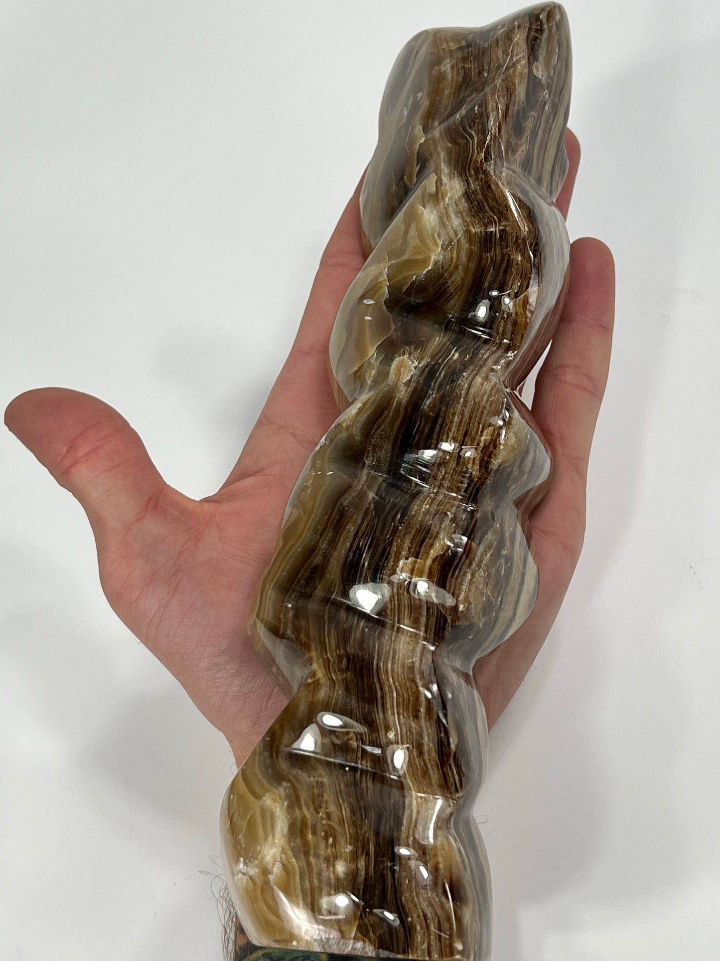 Chocolate Calcite Freeform