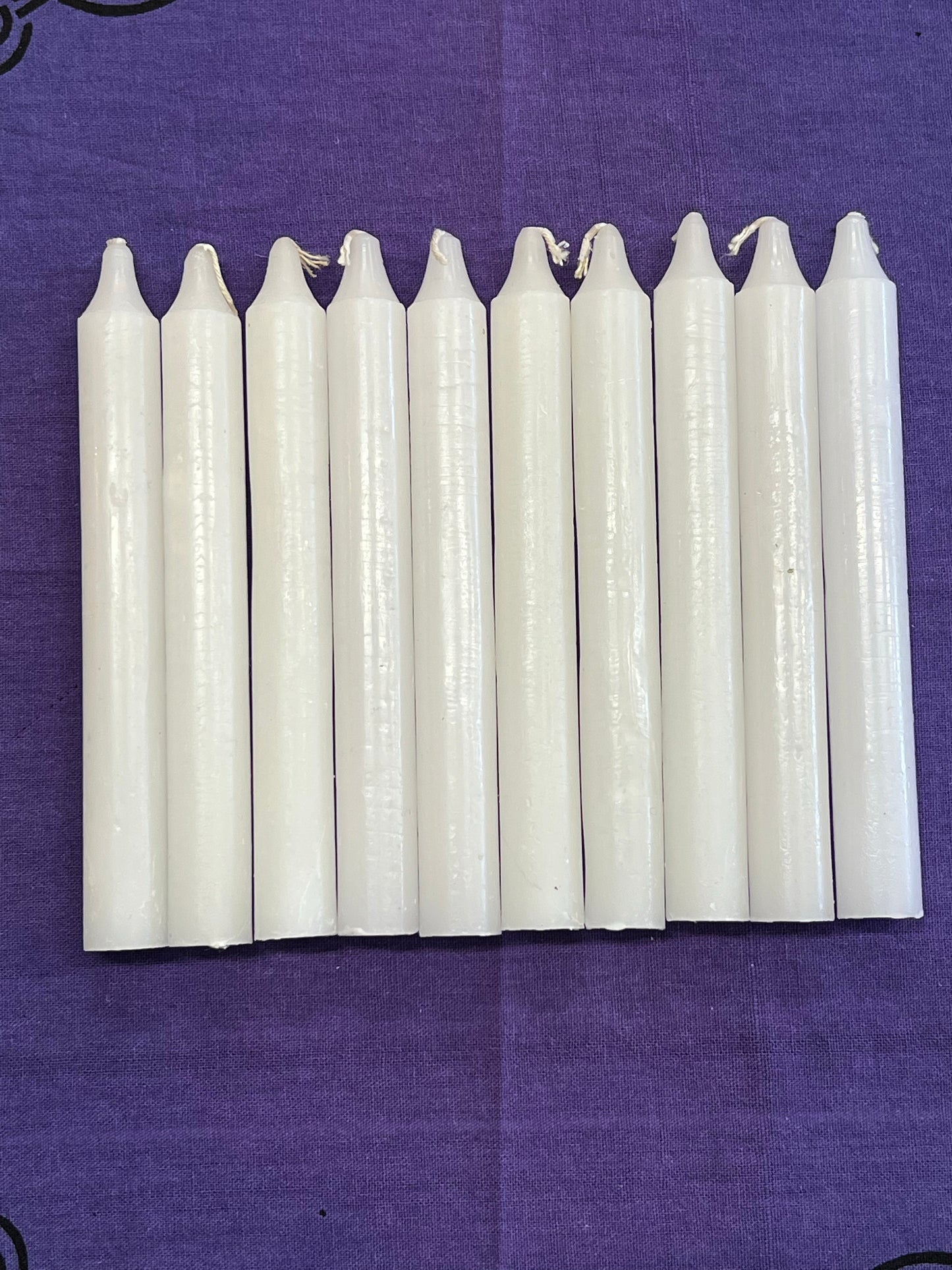 6” White candle
