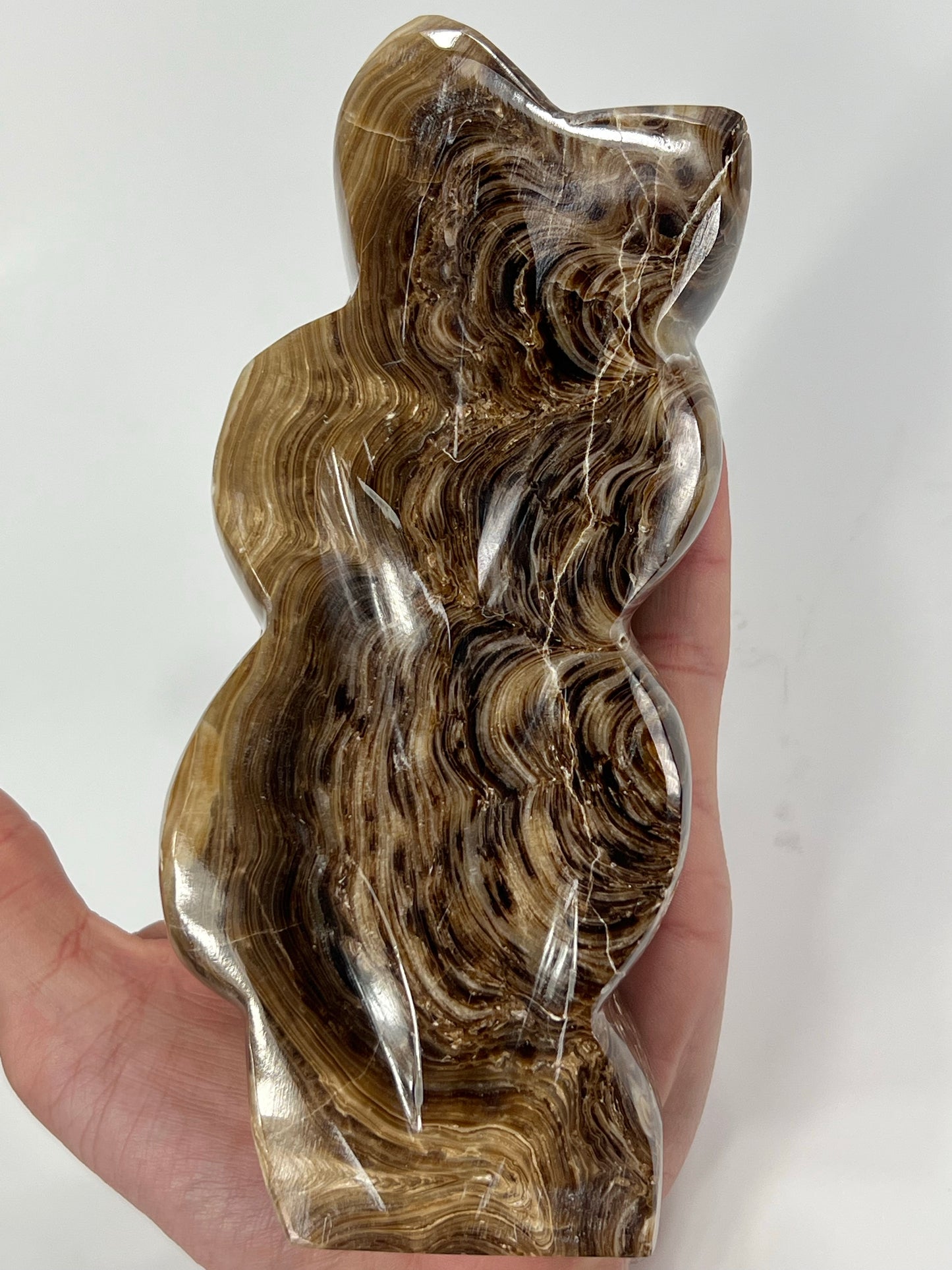 Chocolate Calcite Freeform