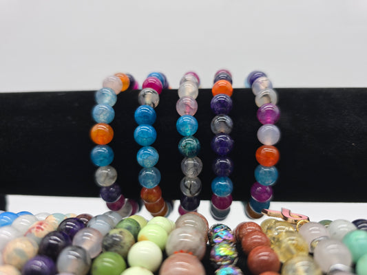 Dragon Veins Agate Bracelet