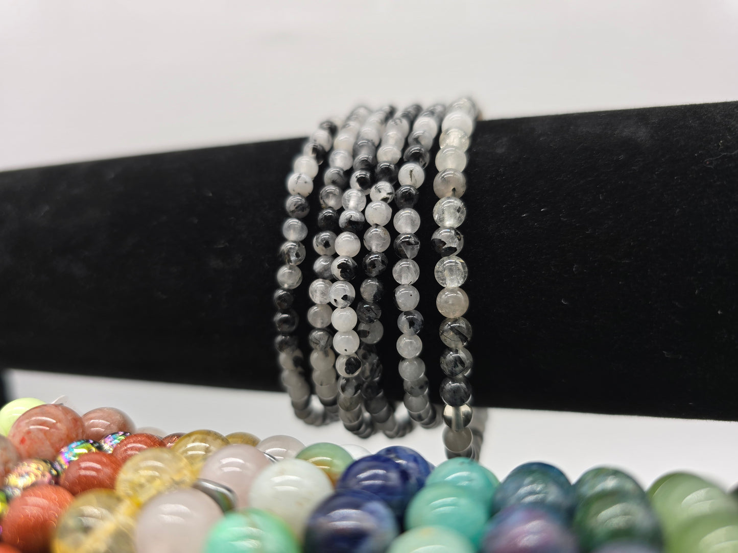 Black Rutilated Quartz Bracelet