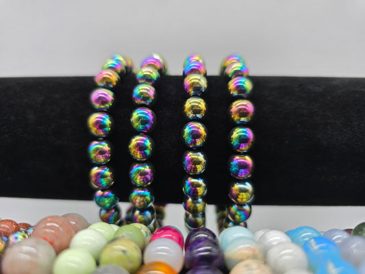 Rainbow Hematite Bracelet