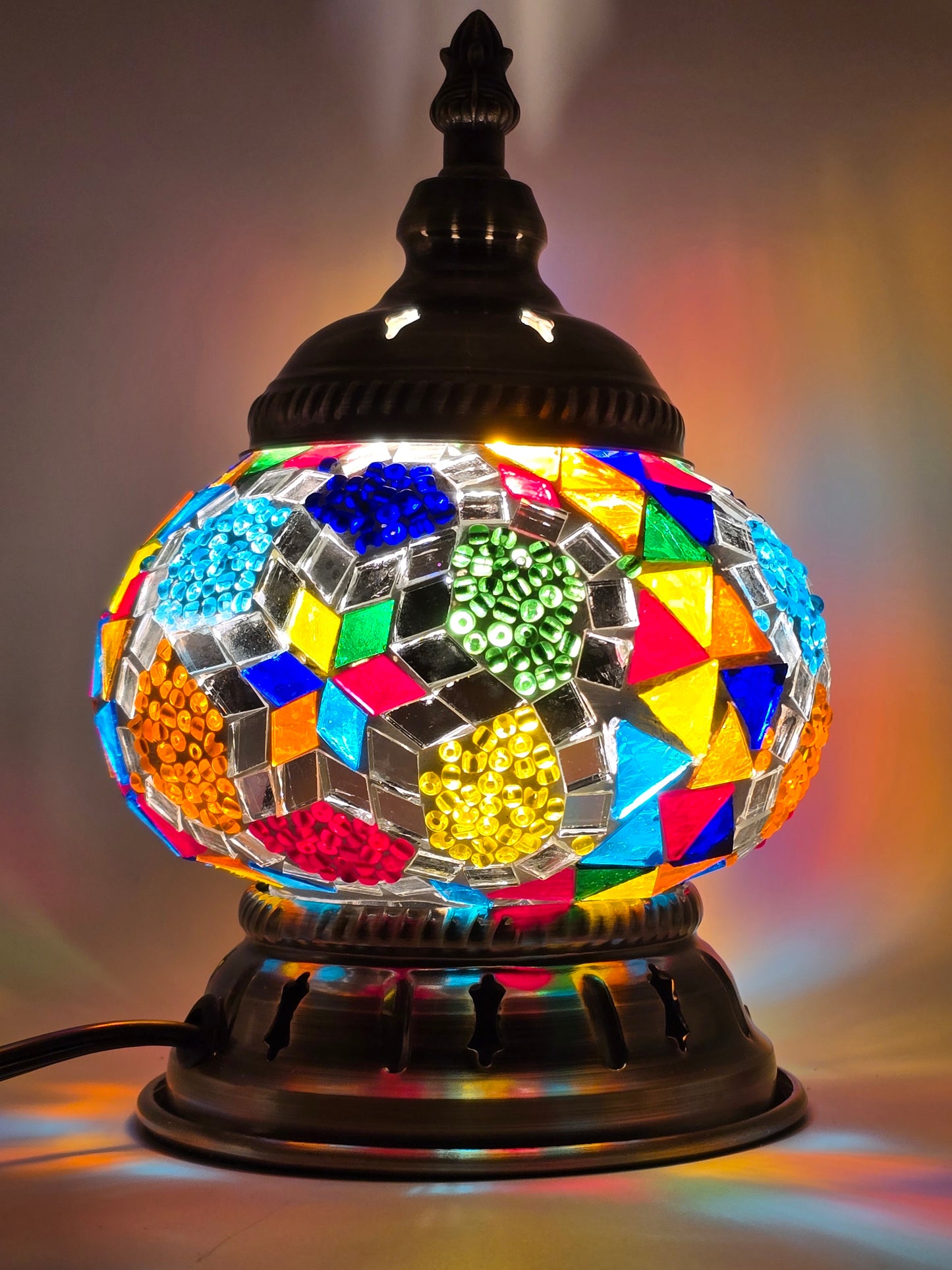 Short Turkish Table Lamp