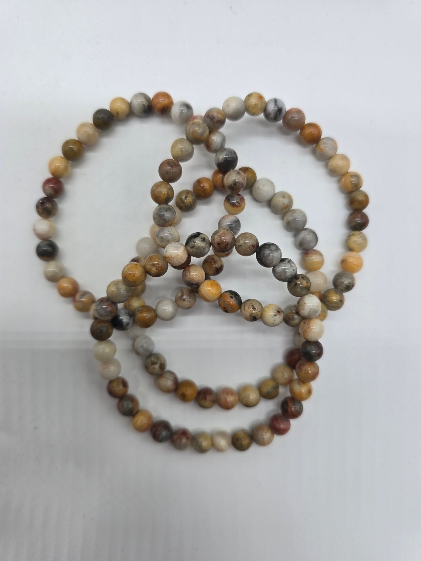 Crazy Lace Agate Bracelet