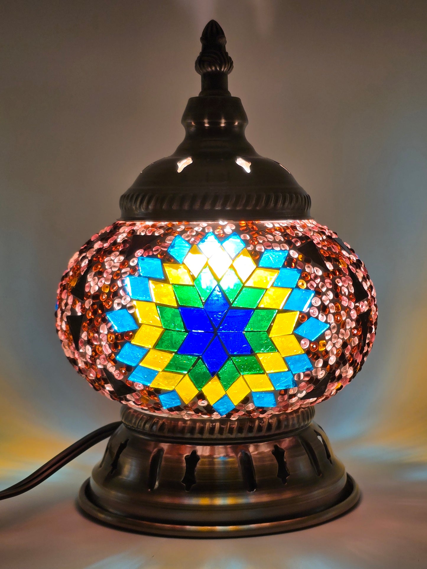 Short Turkish Table Lamp