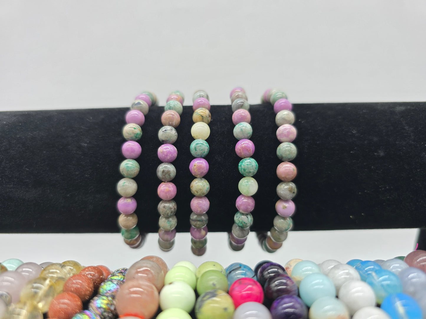 Phosphosiderite / Chryscolla Bracelet