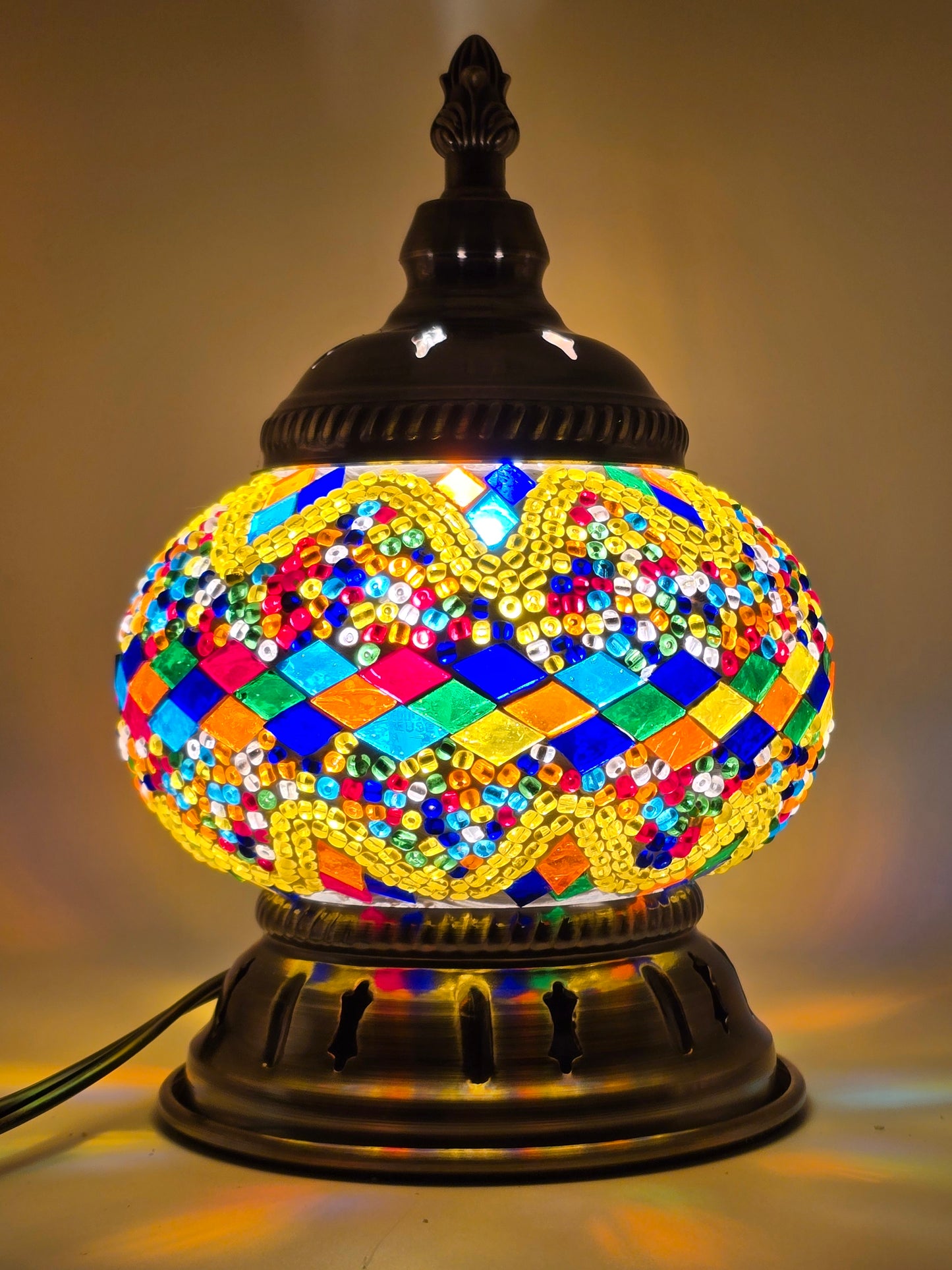 Short Turkish Table Lamp