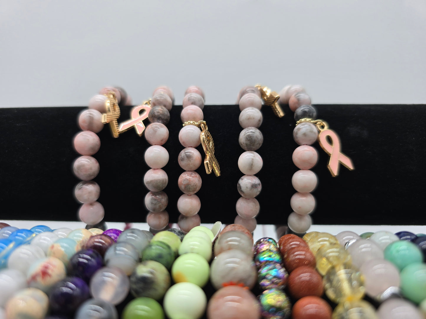 Pink Zebra Jasper Bracelet