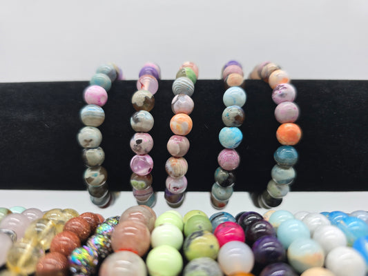 Fire Agate Bracelet