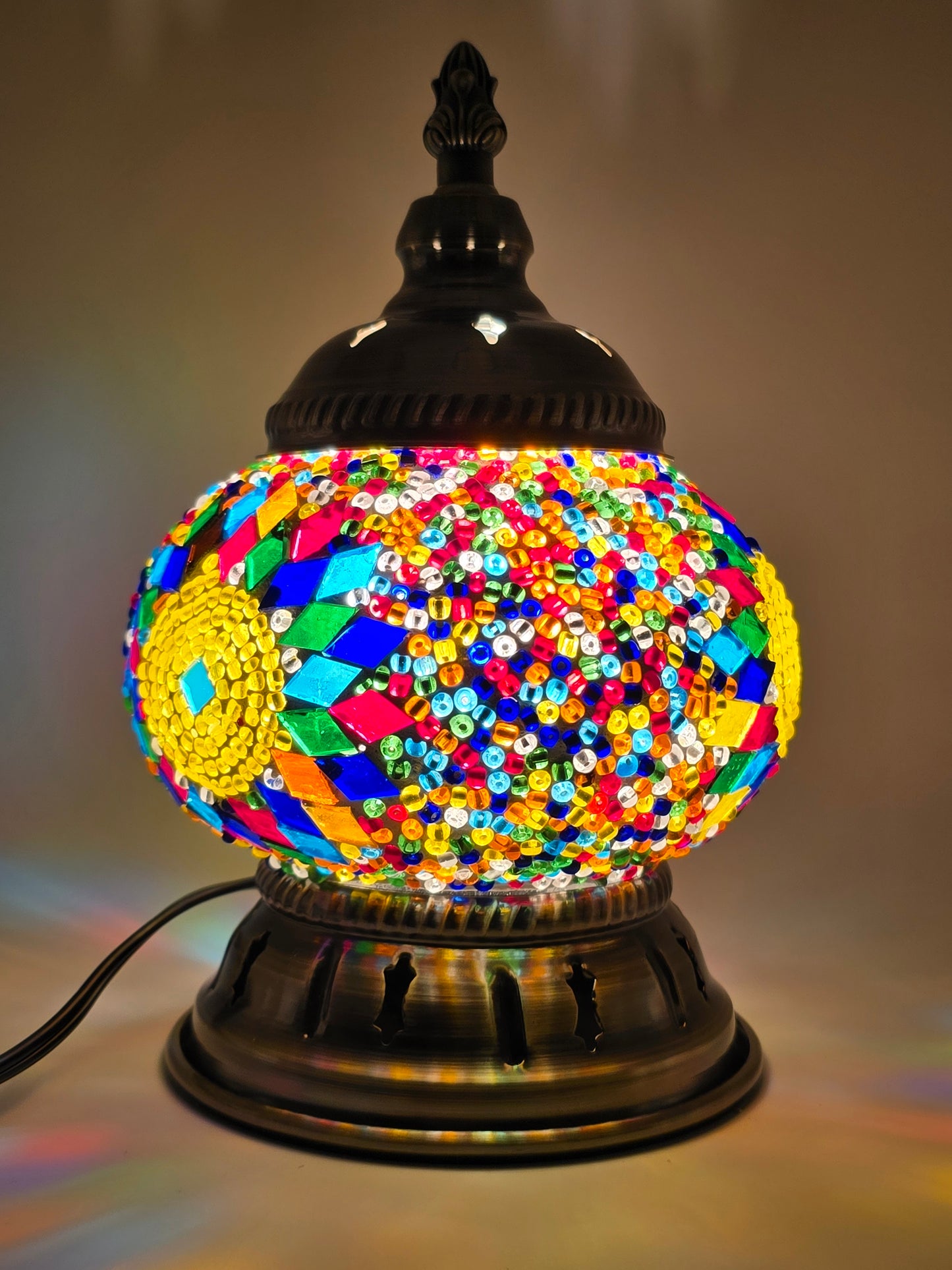 Short Turkish Table Lamp