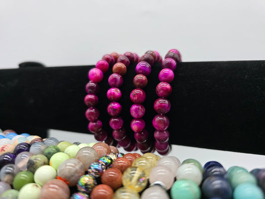Tiger Eye Pink Bracelet