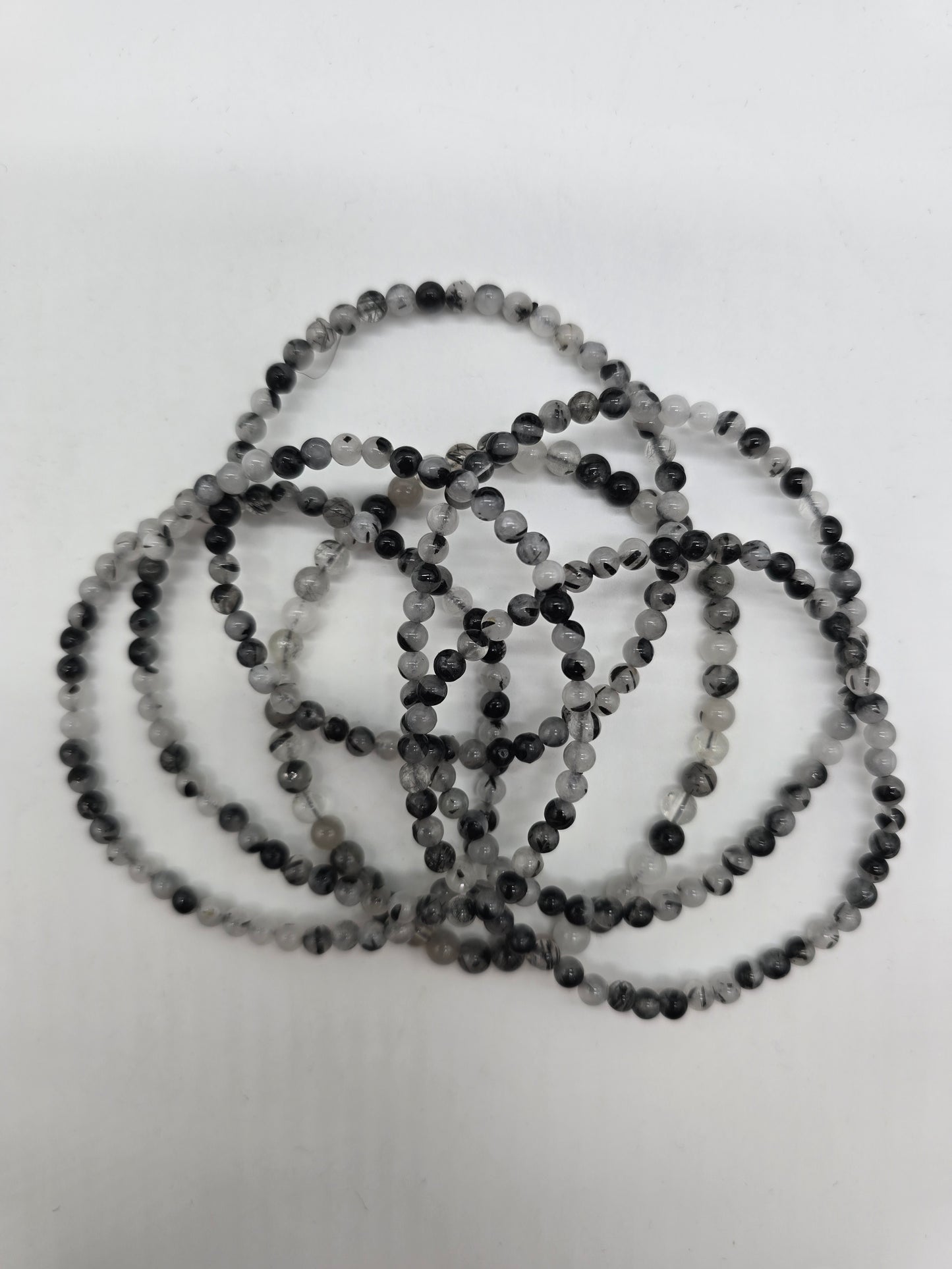 Black Rutilated Quartz Bracelet