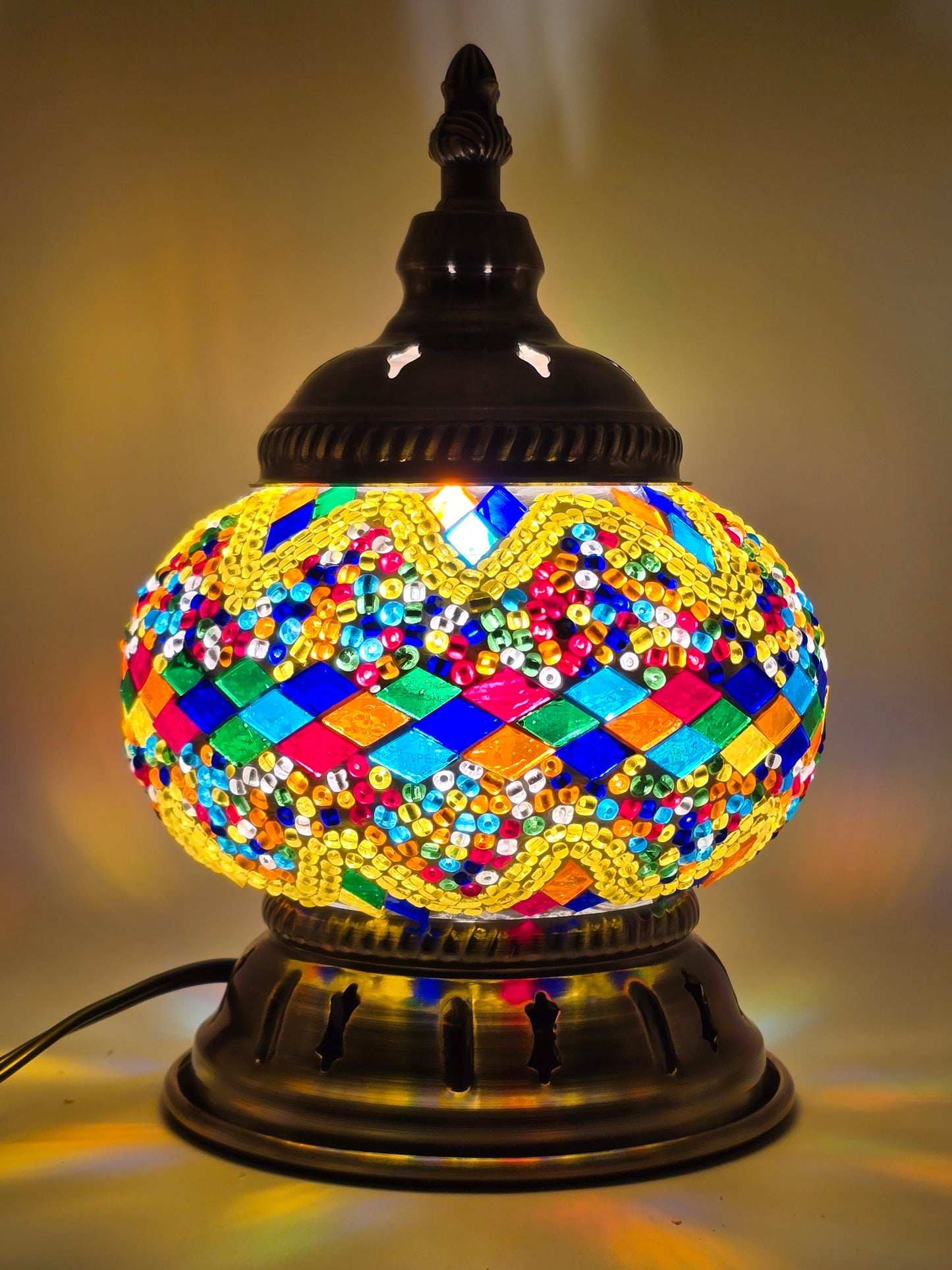Short Turkish Table Lamp