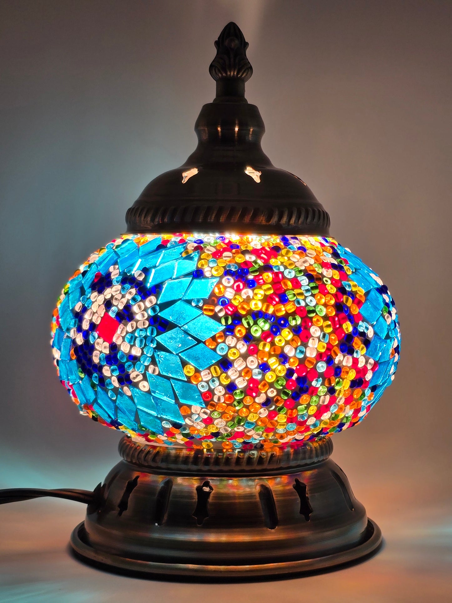 Short Turkish Table Lamp