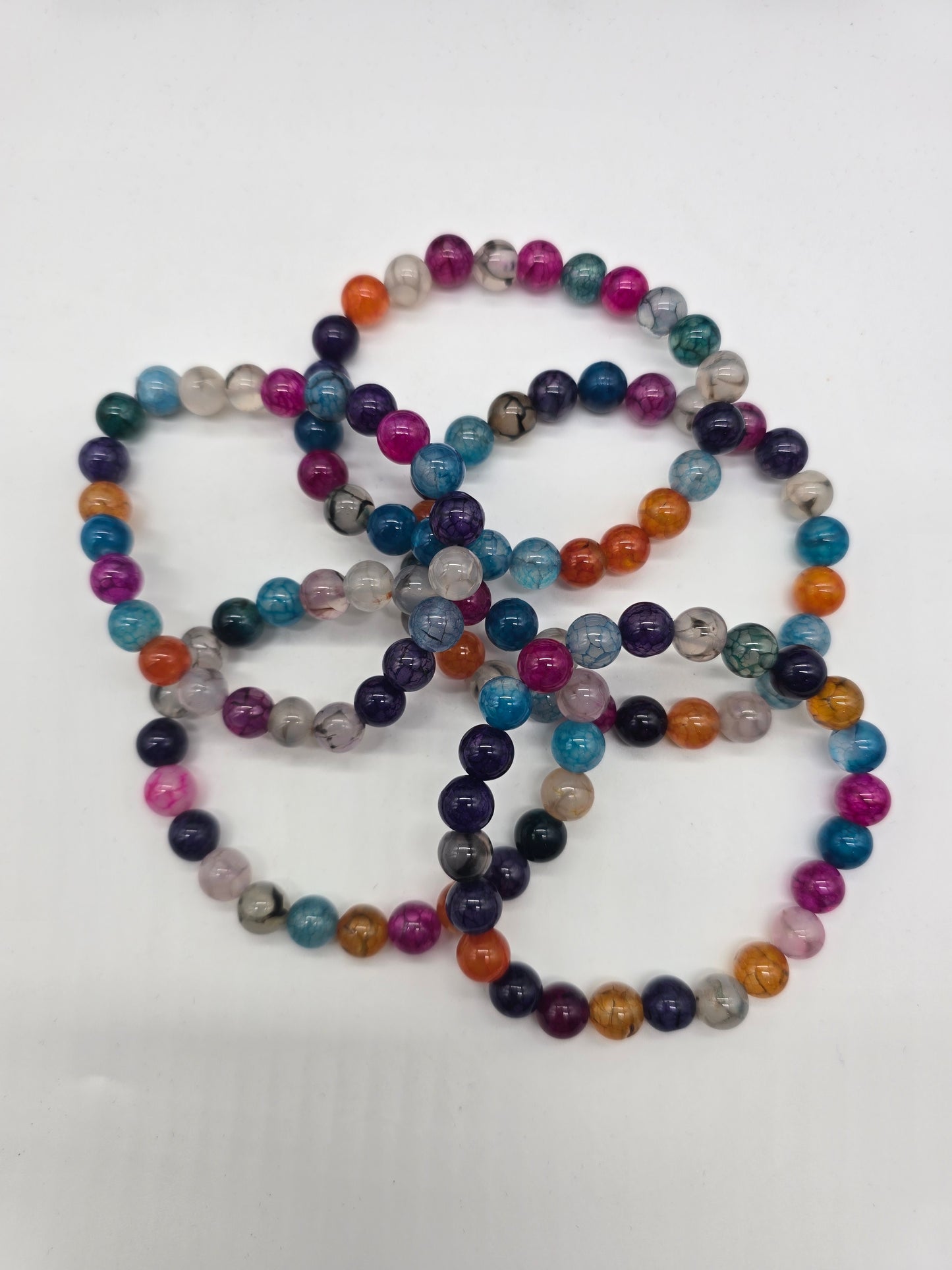 Dragon Veins Agate Bracelet