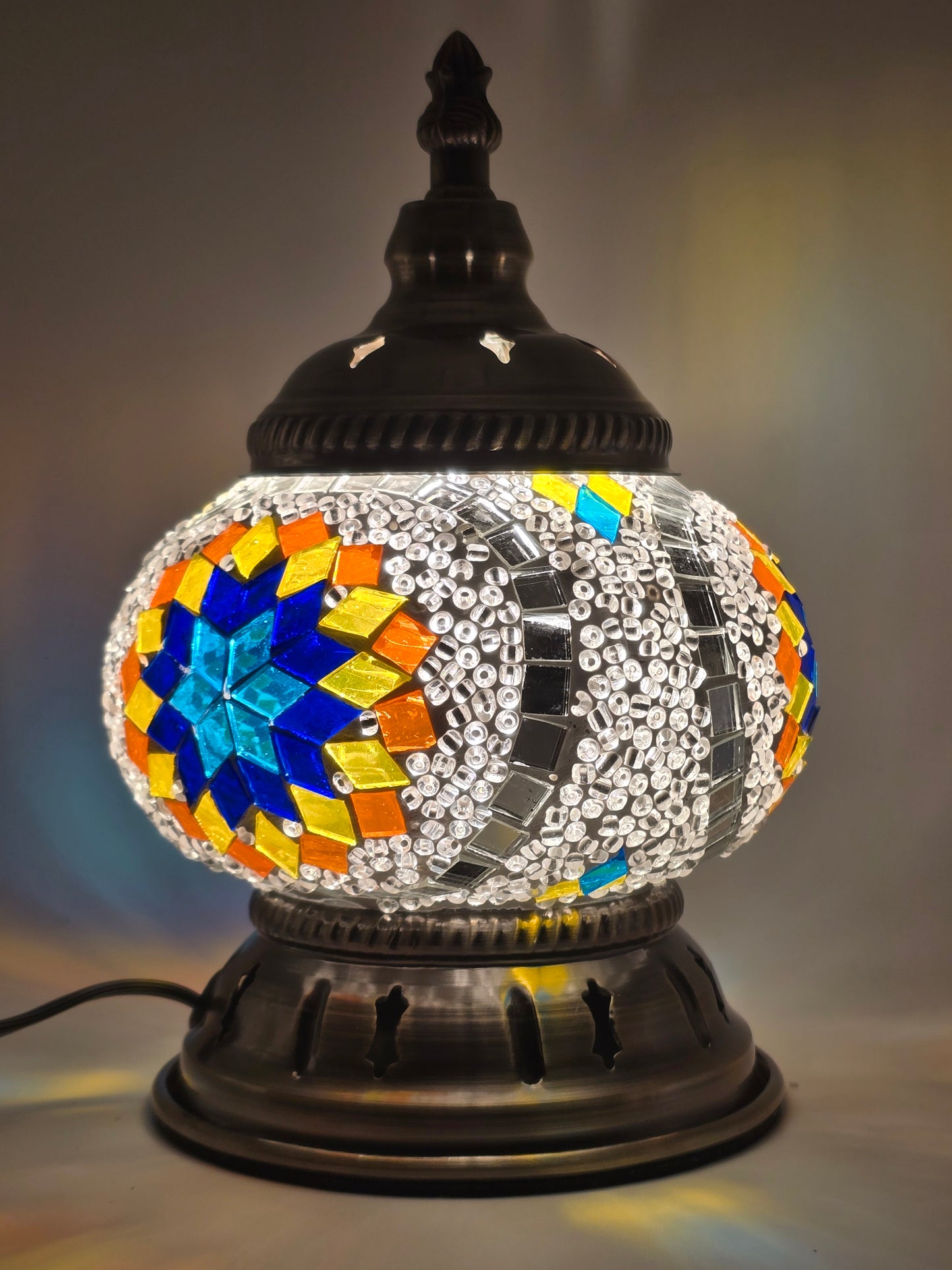 Short Turkish Table Lamp