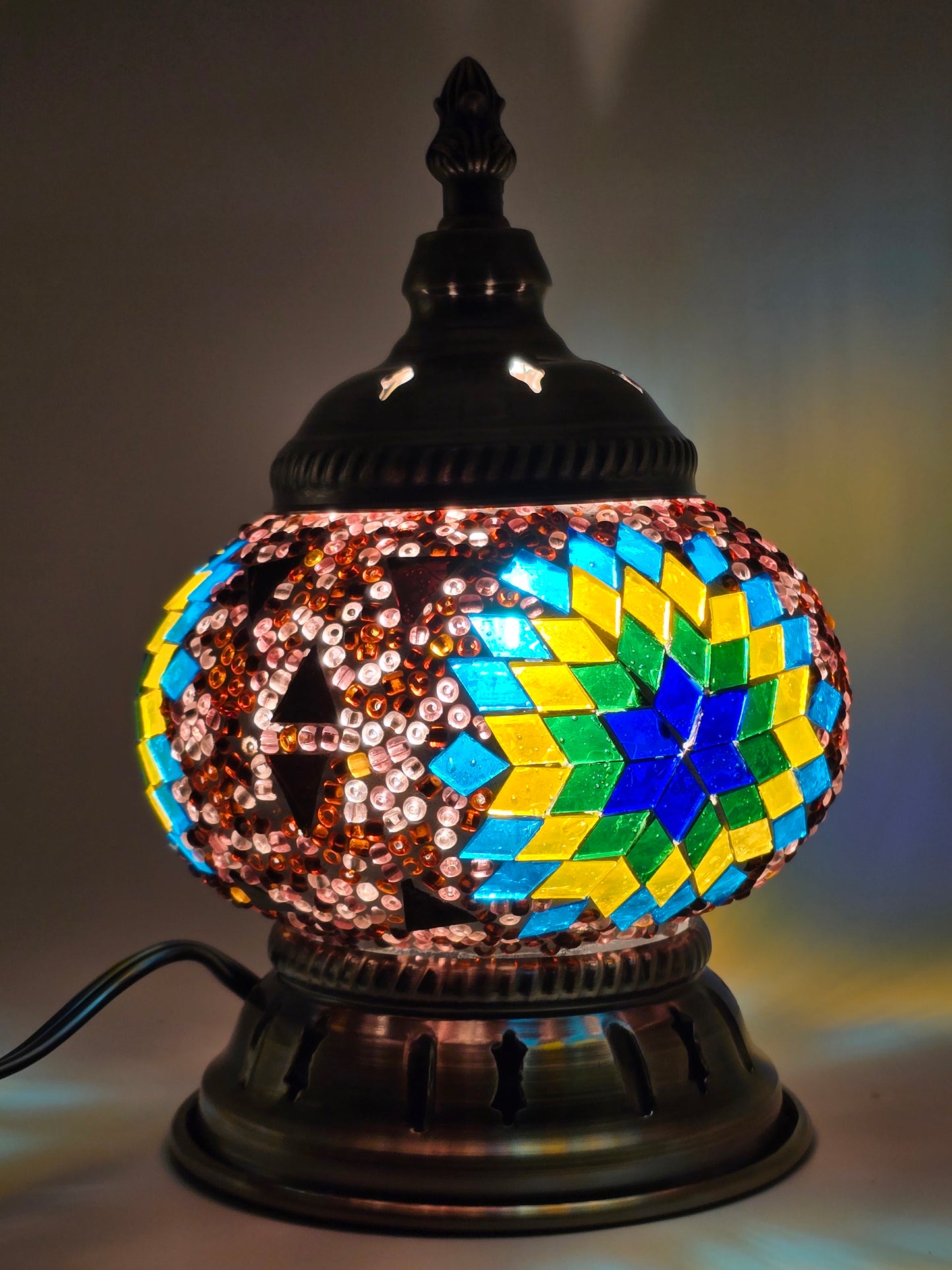Short Turkish Table Lamp