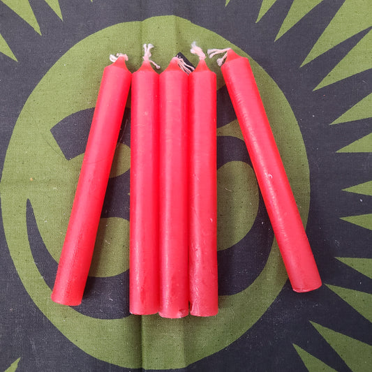 4” Red candle