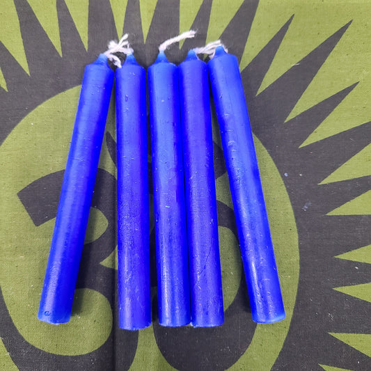4” Blue candle