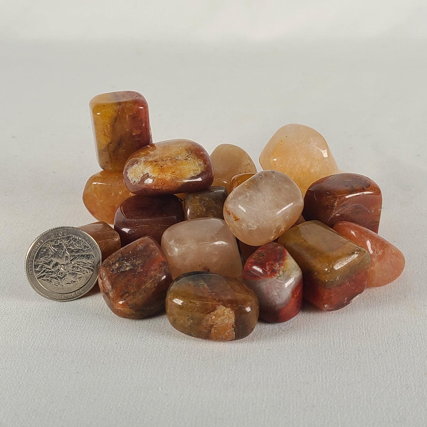 Tumbled Red Aventurine