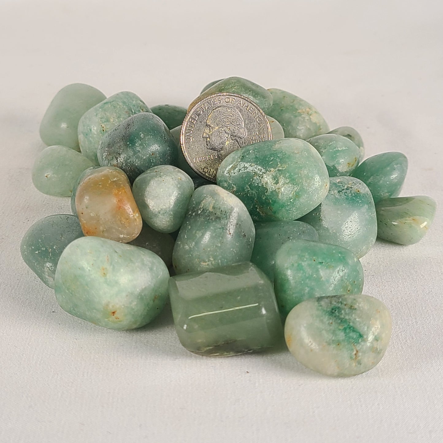 Tumbled Green Aventurine